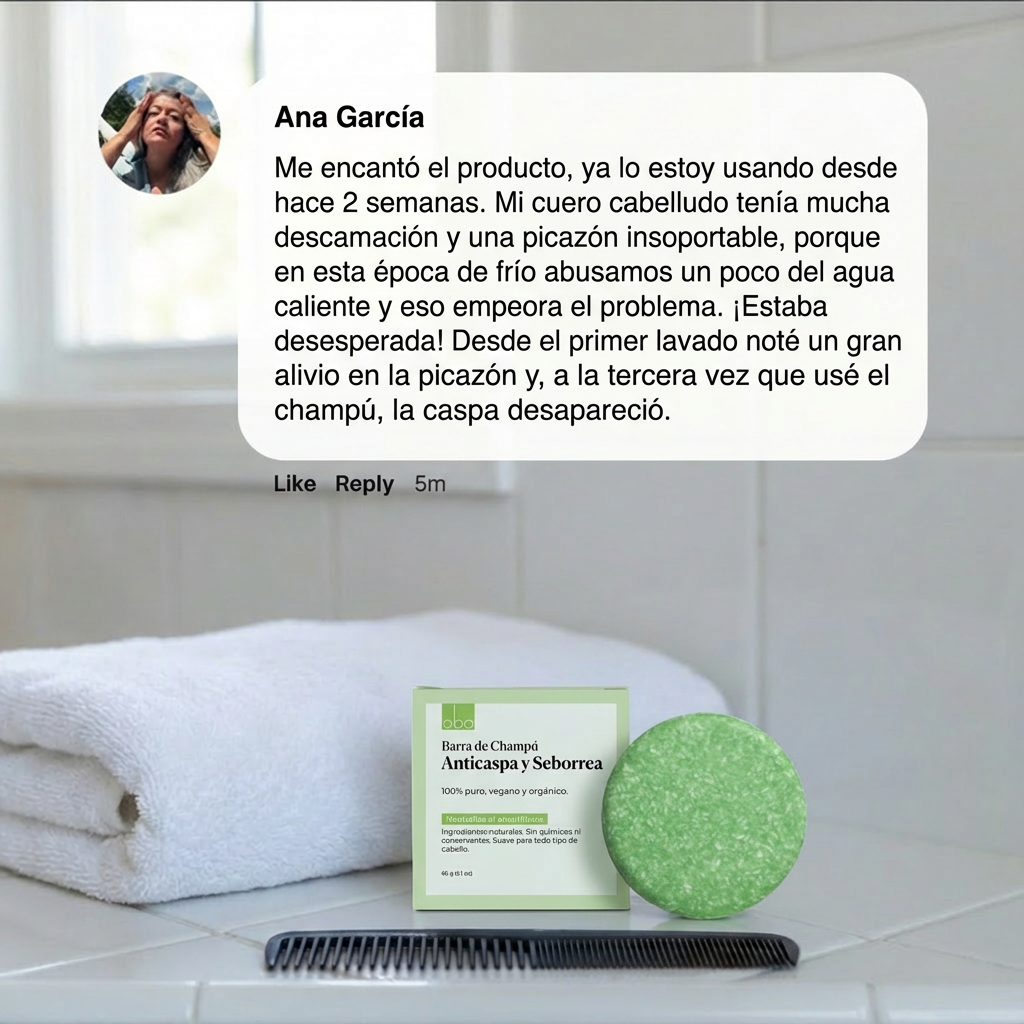 Champú capilar anticaspa y seborrea | Oba Hair