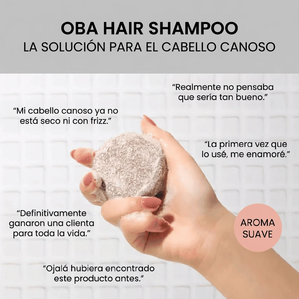 Oba Hair | Champú Natural para Oscurecer el Cabello