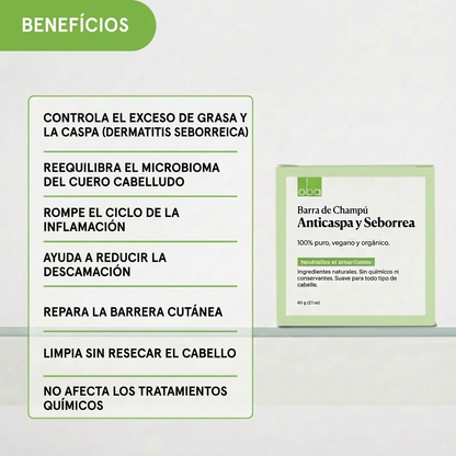 Champú capilar anticaspa y seborrea | Oba Hair