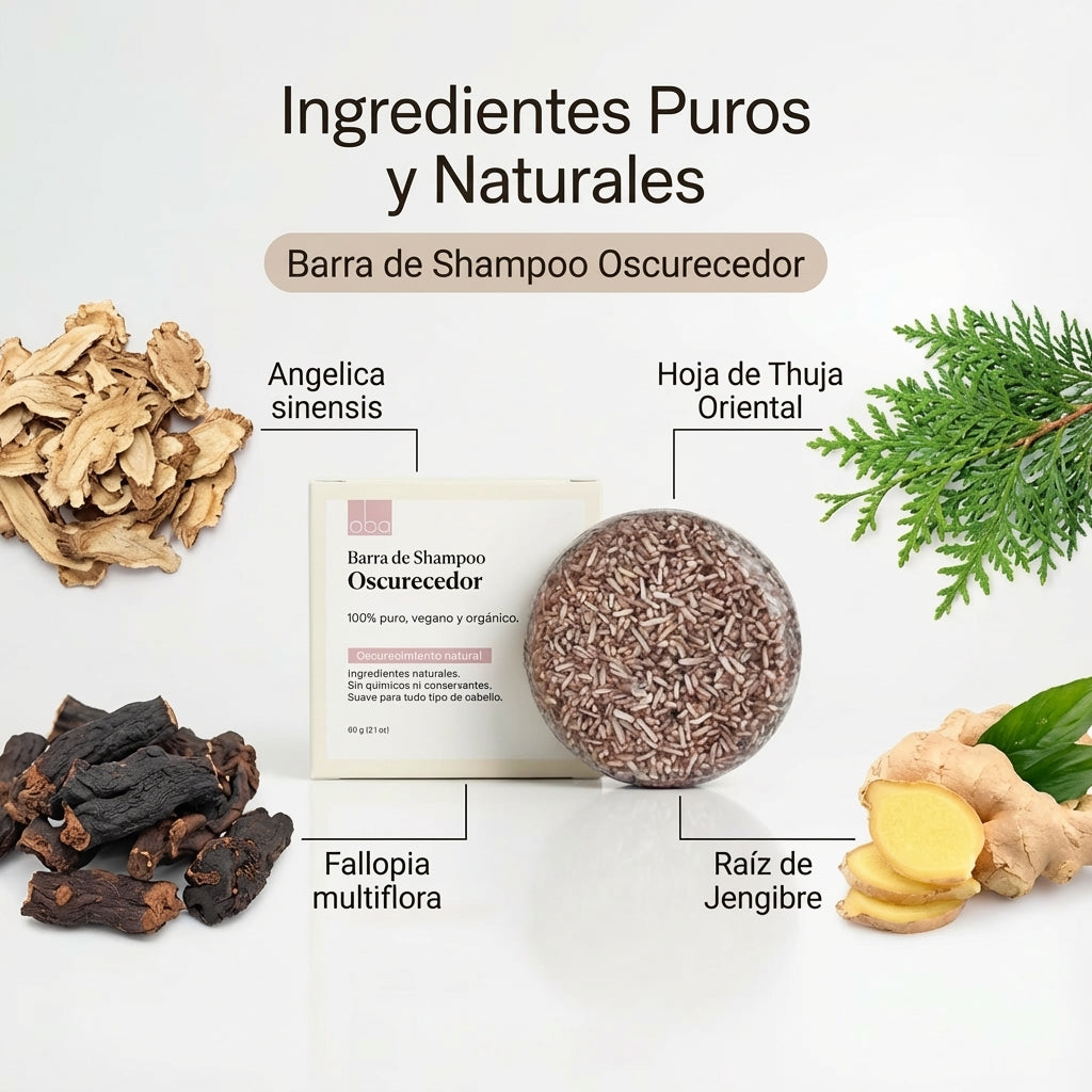 Oba Hair | Champú Natural para Oscurecer el Cabello
